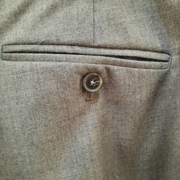 John W Nordstrom Gray Wool Men's Dress Pants Size 36W X 32L - Picture 4 of 9